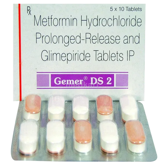 gemer ds 2mg tablet 10's